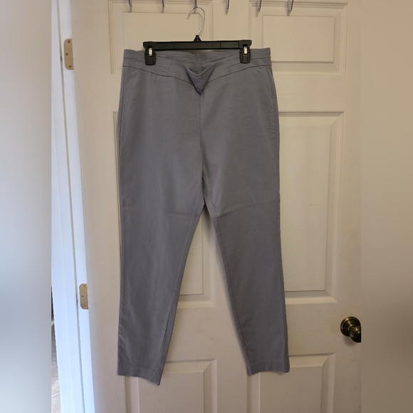 Briggs New York Women's Straight Leg Pants - Light Gray - Picture 1 of 4